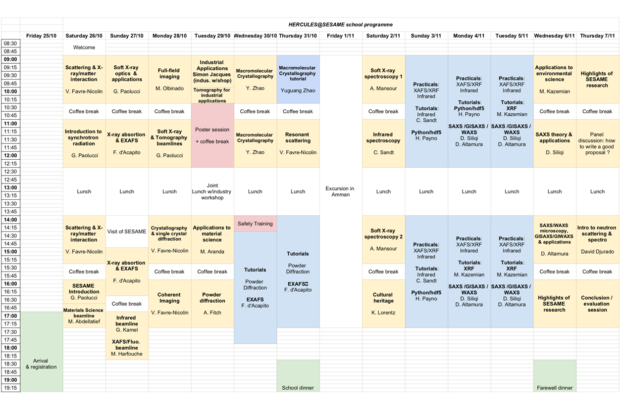 Hercules@SESAME school programme (click for pdf version)